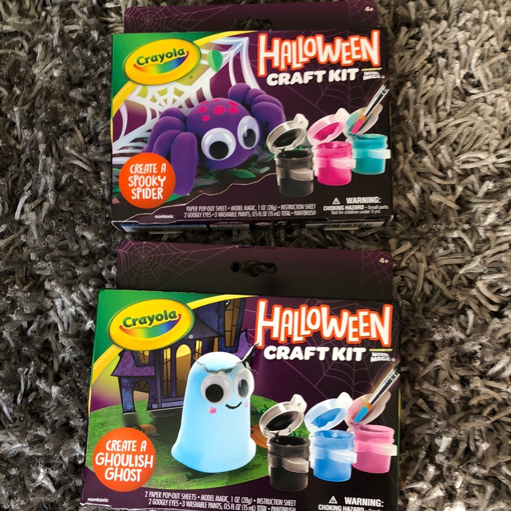 New crayola Halloween craft kits
